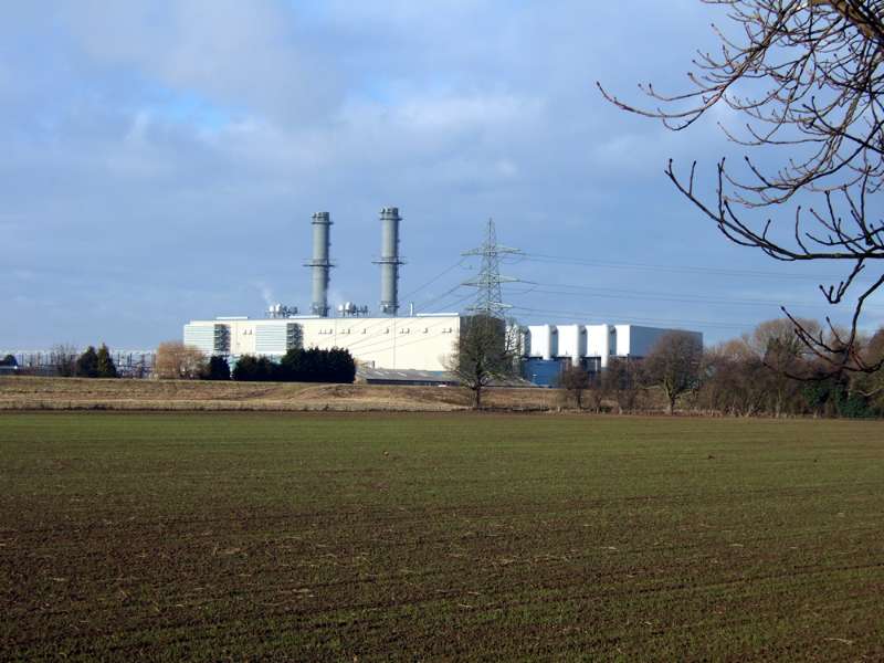 Representative peaking gas station view